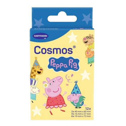 COSMOS Dětská náplast Peppa pig 12 kusů