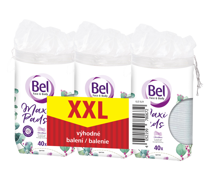 Bel Face & Body Maxi Pads odličovací tampony 3x40 ks
