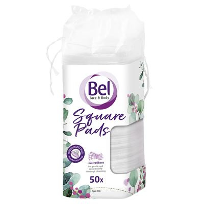 Bel Face & Body Square Pads odličovací tampony výhodné balení 3x50 ks
