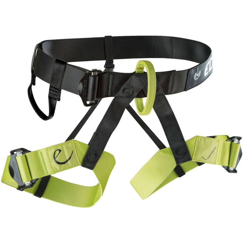 Edelrid Joker VARIO, horolezecký úvazek, unisex, černá/zelená