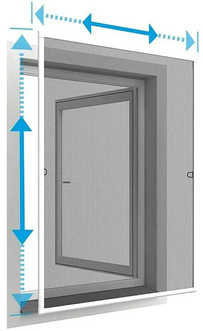 Síť proti hmyzu Easy Life Basic / 60–70 × 100–120 cm / bílá / šedá Varianta: ivi1