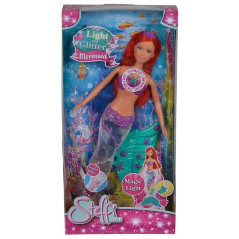 Simba Panenka Steffi Mořská víla, světelný efekt