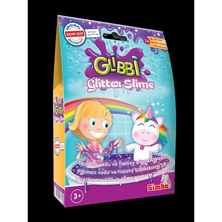 Glibbi Glitter Slime sliz fialový třpytivý