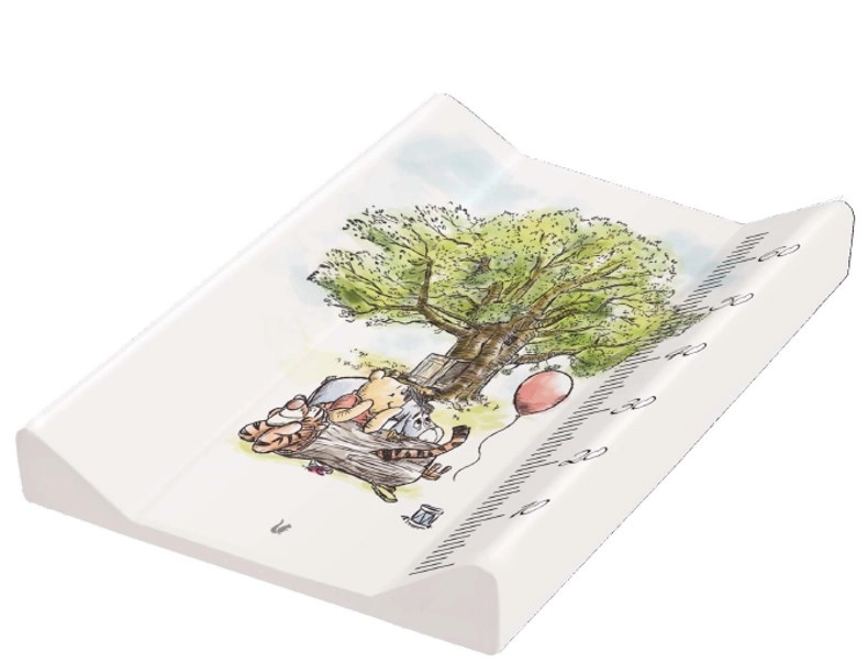 Keeeper podložka s pevnou deskou Winnie bílá 70 x 50