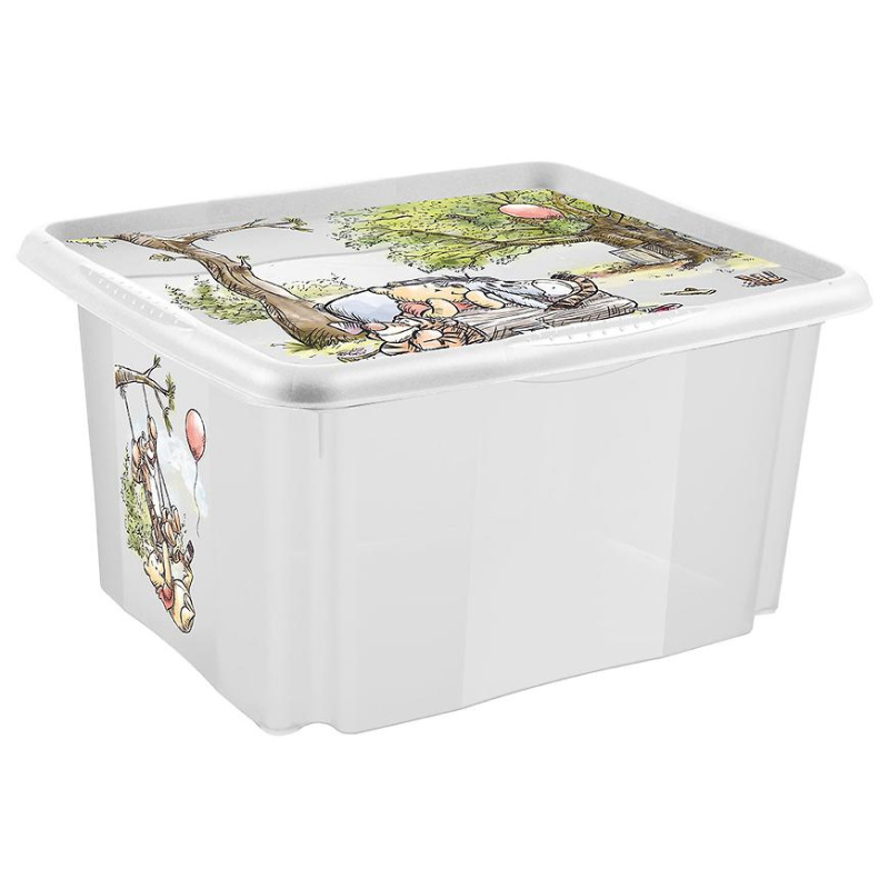 Keeeper Box Medvídek Pú 24 l transparentní