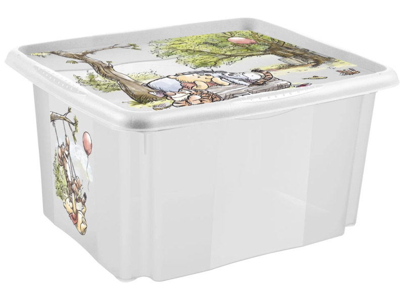 Keeeper Box Medvídek Pú 24 l transparentní
