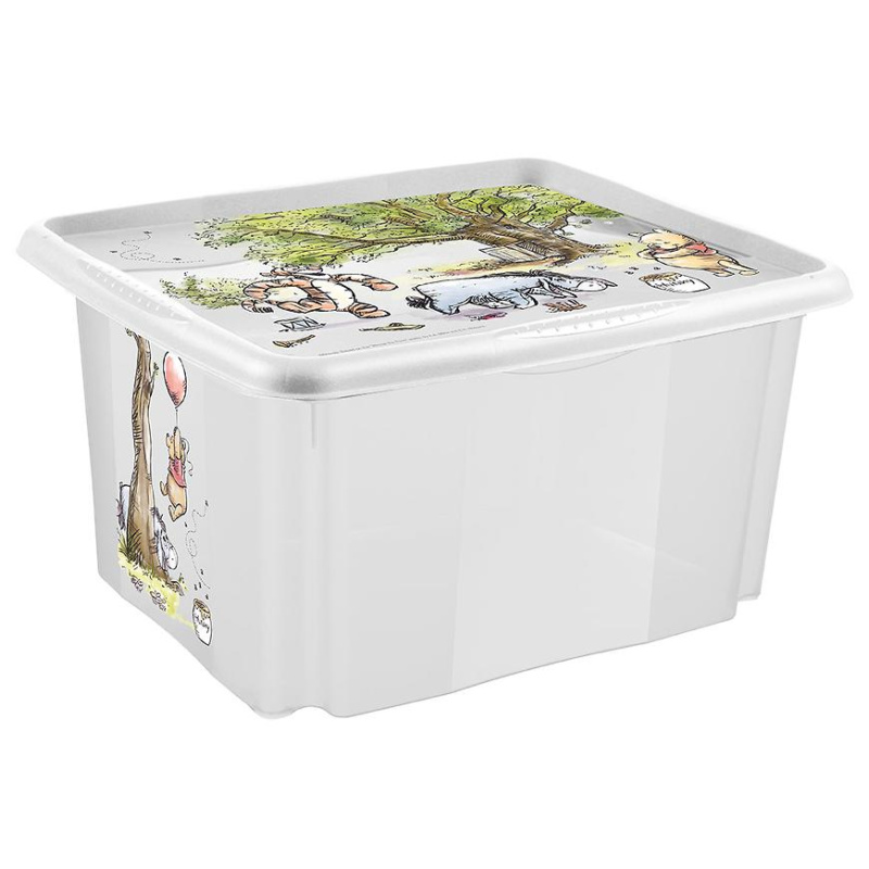 Keeeper Úložný box s víkem Winnie Transparent II 45 l
