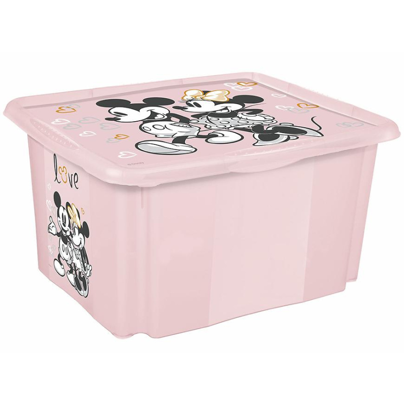 Úložný box s víkem malý Minnie 4,2l