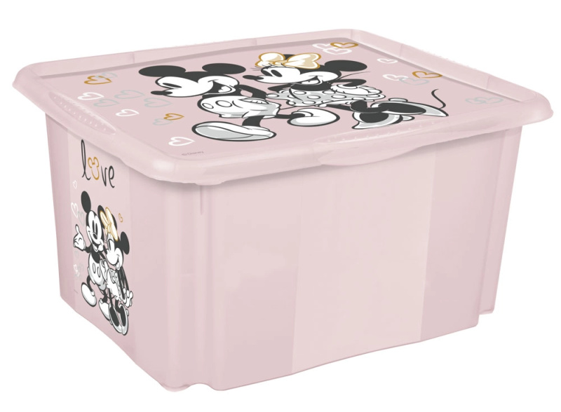 Úložný box s víkem malý Minnie 4,2l