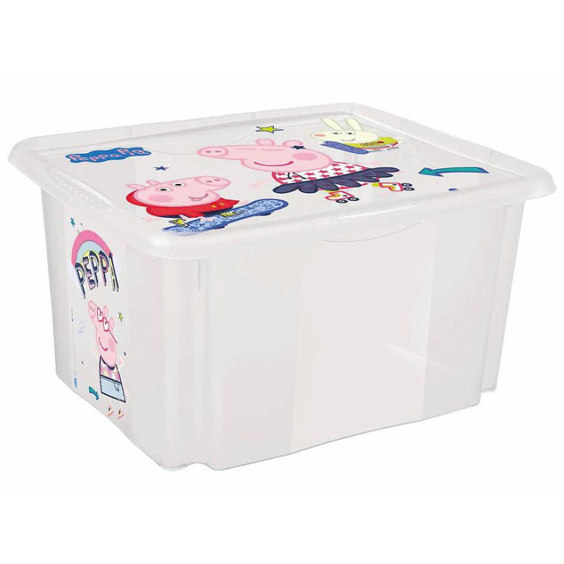 Keeeper Box Prasátko Peppa 24 l transparentní