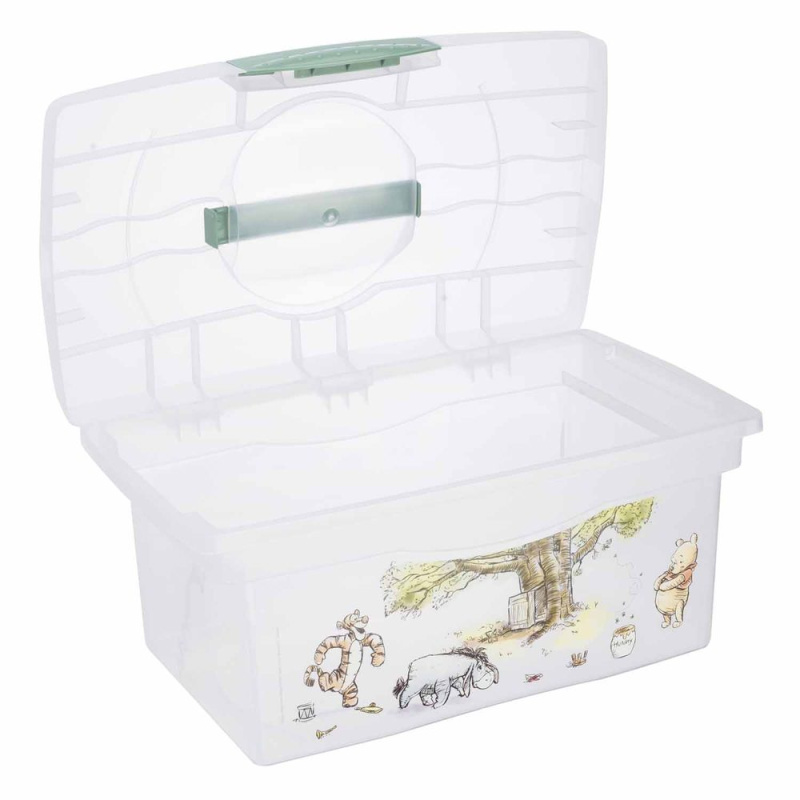 Cestovní úložný box s přihrádkami WINNIE – severská zelená