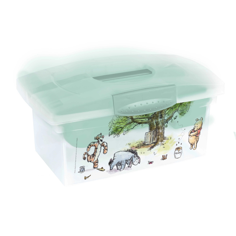 Cestovní úložný box s přihrádkami WINNIE – severská zelená