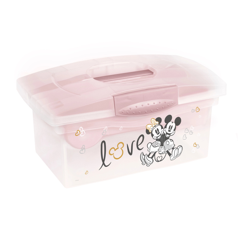 Cestovní úložný box Minnie – severská růžová