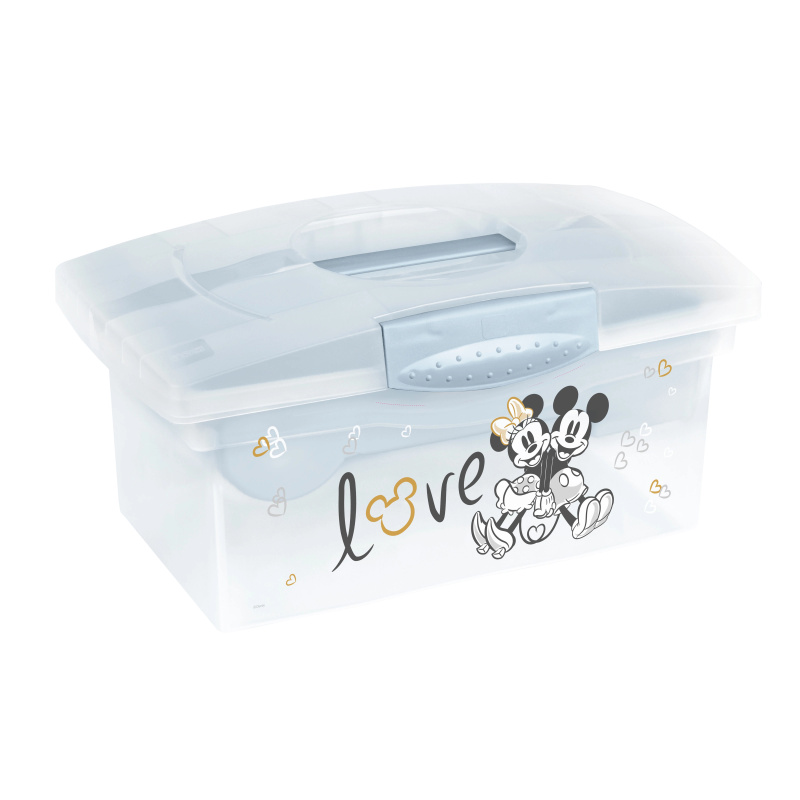 Cestovní organizér s přihrádkami Mickey – kouřově modrý