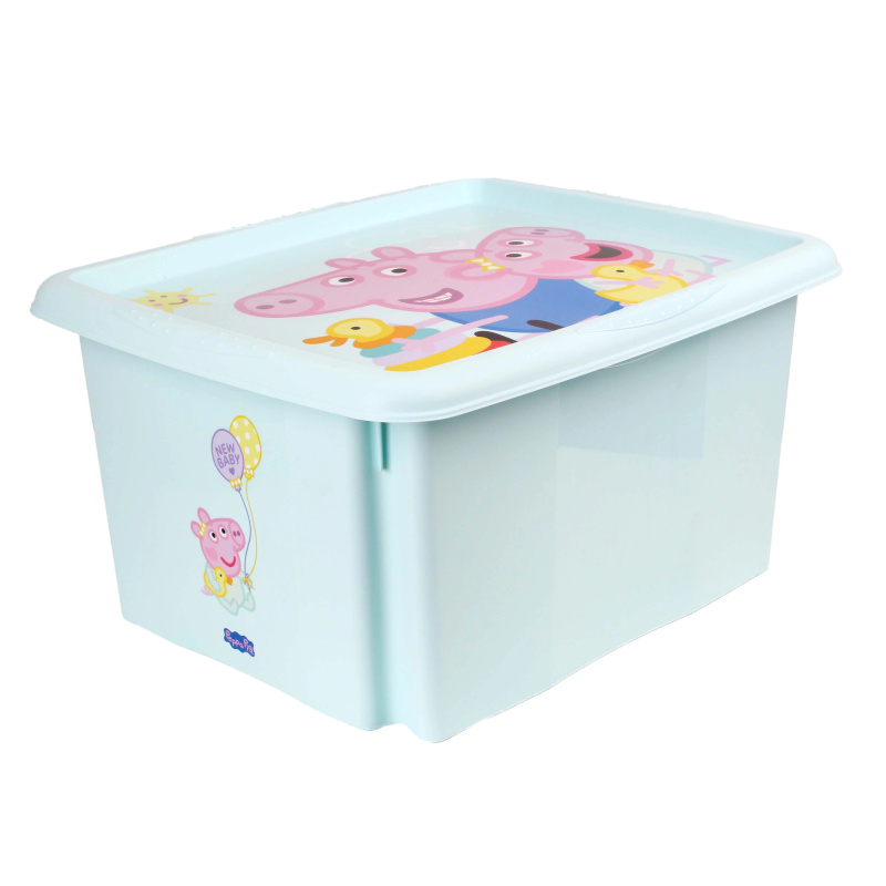 Keeeper BOX ÚLOŽNÝ S VÍKEM PEPPA PIG 24L PLAST