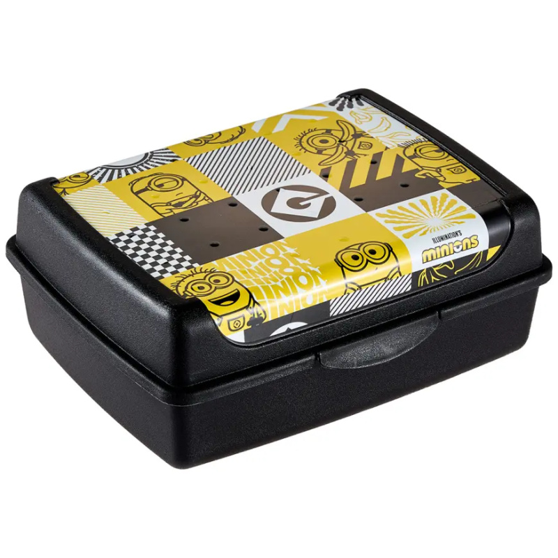 Svačinový box Carla Minions midi 1l černý