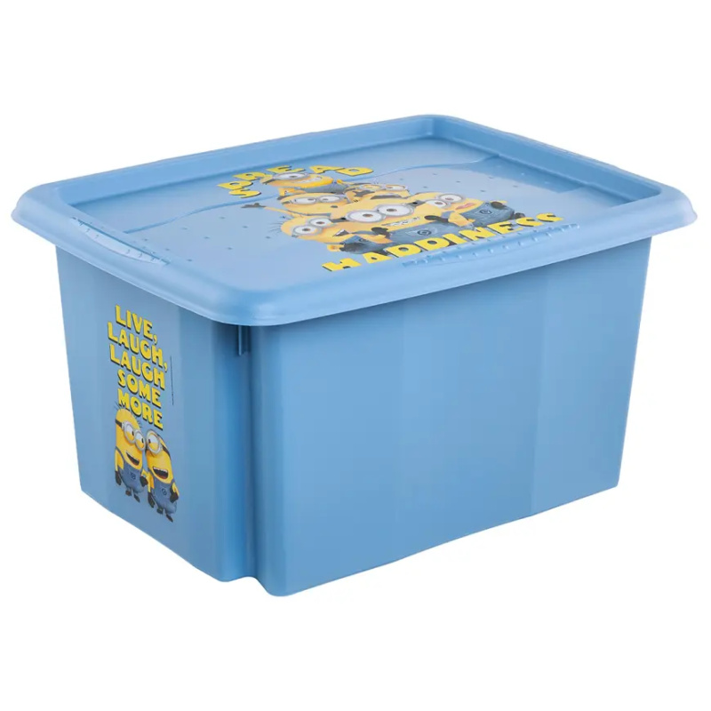 Box otočný s víkem Karolina Minions 30l