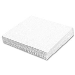 Papírové ubrousky - 2vrstvé, 33 x 33 cm, bílé, 50 ks