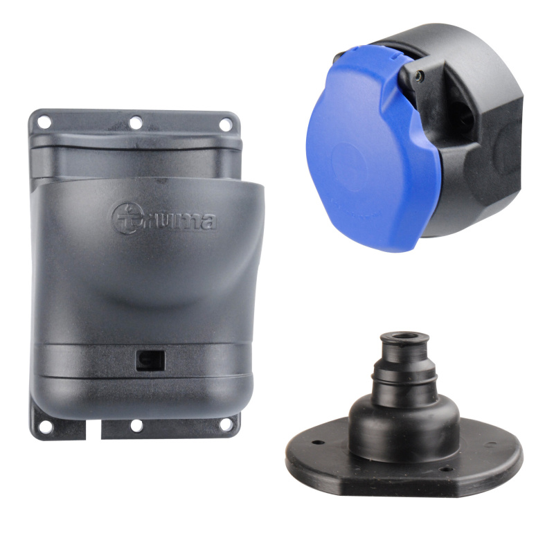 Zásuvka s držákem zásuvky a hadicovými sponami TRUMA Mover