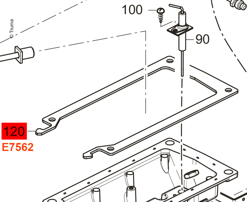 TRUMA Těsnění pro výměník tepla