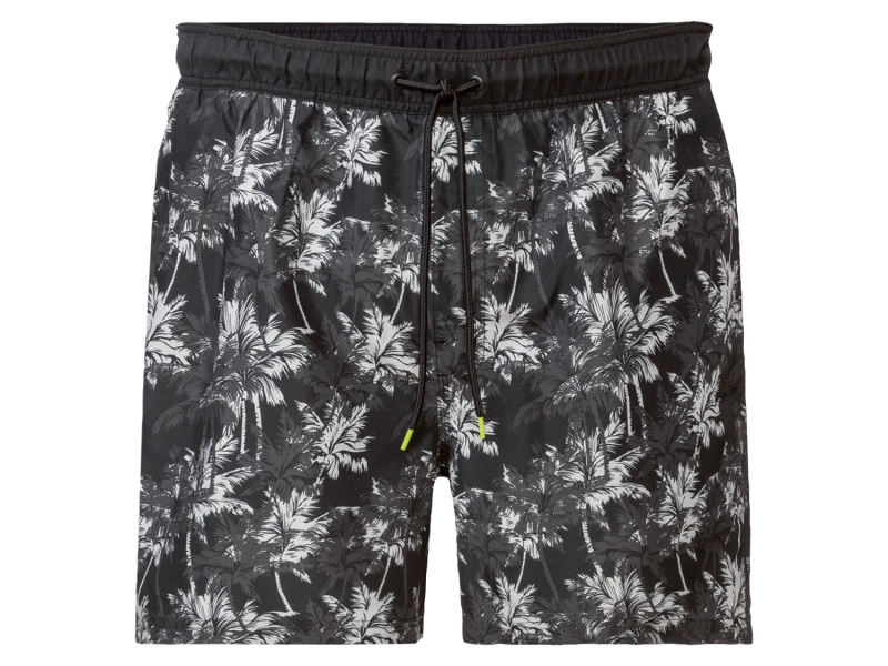 Livergy® Pánské koupací kraťasy XXL (XXl, černá vzorovaná)