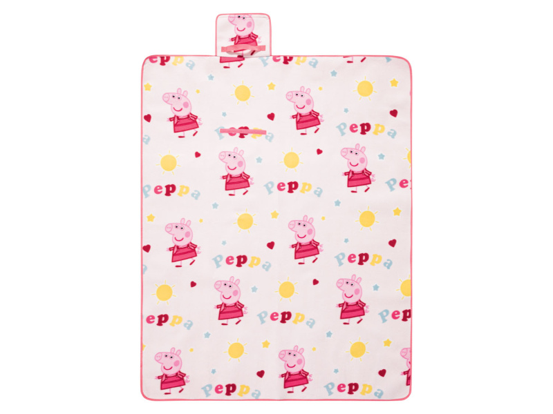Pikniková deka, 125 x 160 cm (Prasátko Peppa)