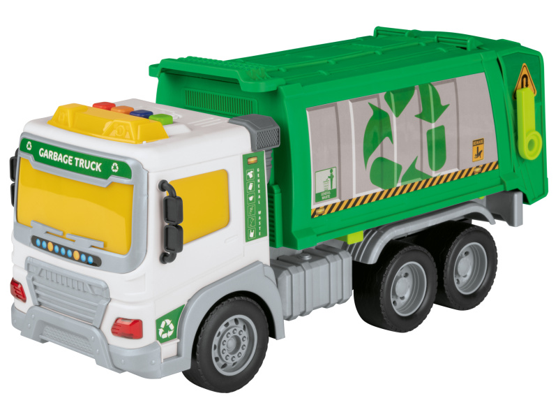 Playtive Auto se zvukem a světlem (recyklační auto)