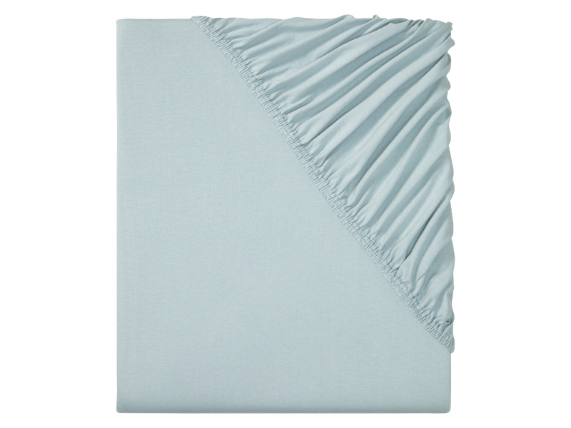 Livarno home Žerzejové napínací prostěradlo, 180-200 x 200 cm (mintová)