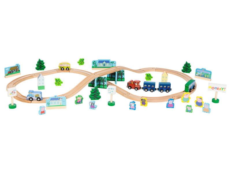 Dřevěná železnice Prasátko Peppa