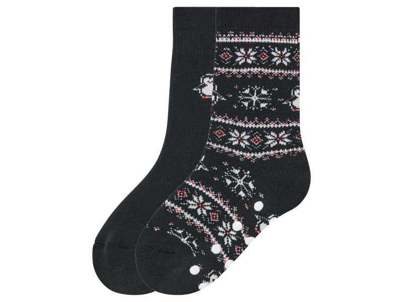 lupilu® Dívčí termo ponožky, 2 páry (23-26, navy modrá)