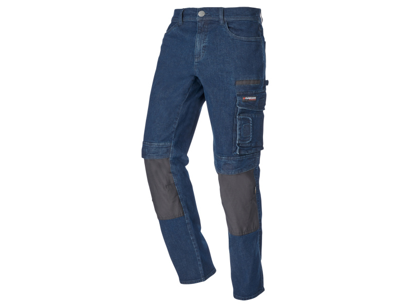 Parkside Performance® Pánské džínové pracovní kalhoty s Cordura® (tmavě modrá, 58 (42/32))