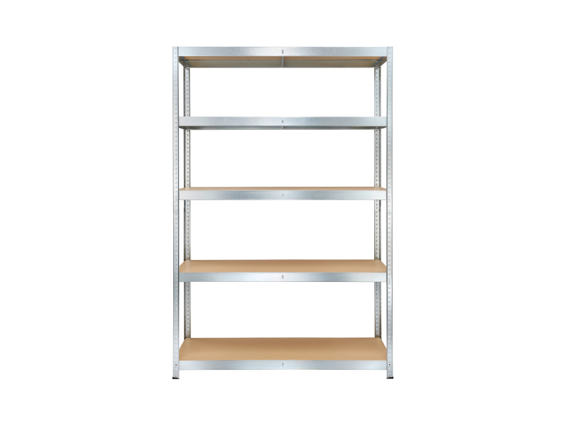 Parkside® Vysokozátěžový regál s 5 policemi, 180 x 120 x 40 cm