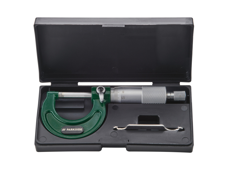 Parkside® Měřicí nástroj (mikrometr 0–25 mm)