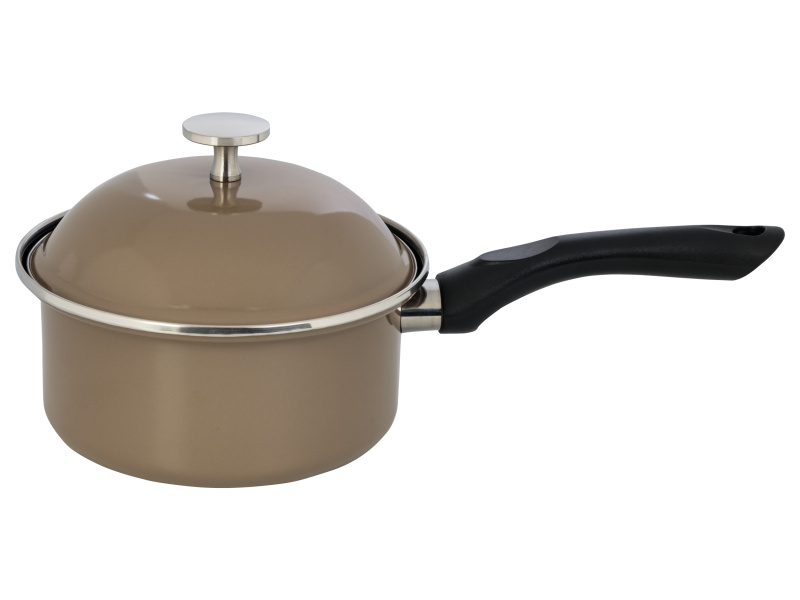 Livarno home Smaltovaný hrnec, Ø16cm, 1,5l / rendlík, Ø16cm, 1,3l / hrnec na mléko, Ø15cm, 1,6l (rendlík)