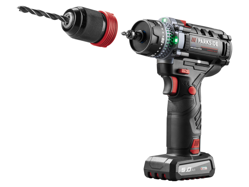 Parkside Performance® Sada s aku vrtacím šroubovákem Ppbssa 12 A1