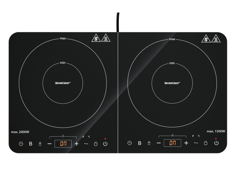 Silvercrest® Kitchen Tools Dvojitá indukční varná deska SDI 3500 E1