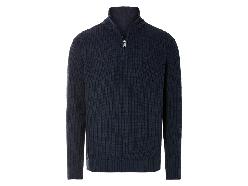 Livergy® Pánský pletený svetr (XL (56/58), navy modrá)