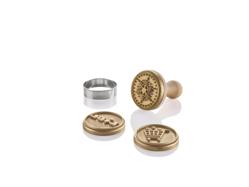 Livarno home Sada vykrajovacích formiček / Sada razítek na keksy (razítko na sušenky)