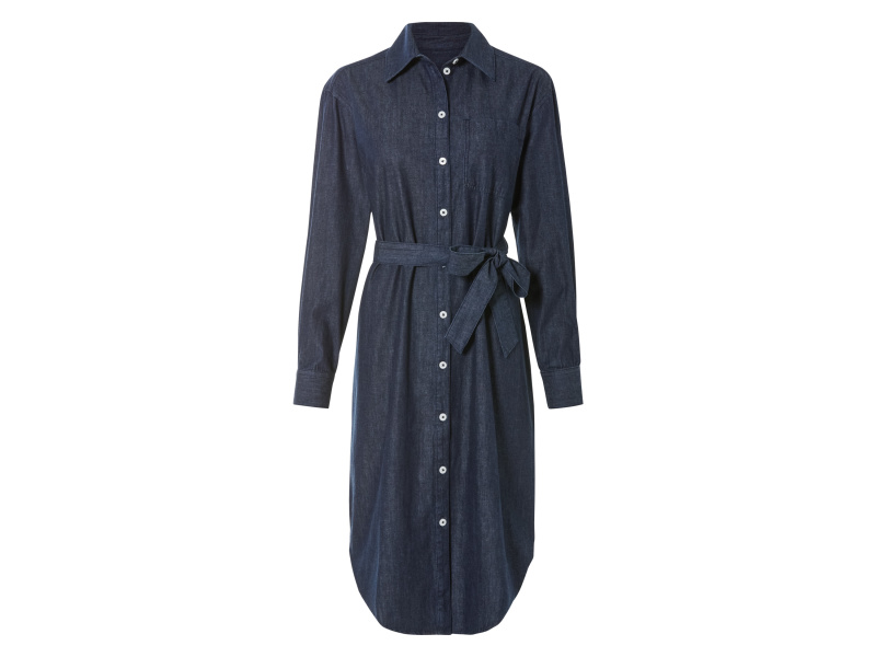 esmara® Dámské džínové šaty (tmavě modrá, 46)
