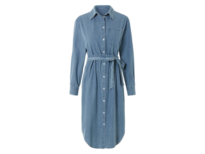 esmara® Dámské džínové šaty (světle modrá, 46)