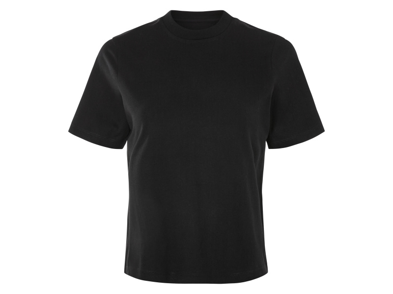 esmara® Dámské triko s BIO bavlnou (černá, XS (32/34))