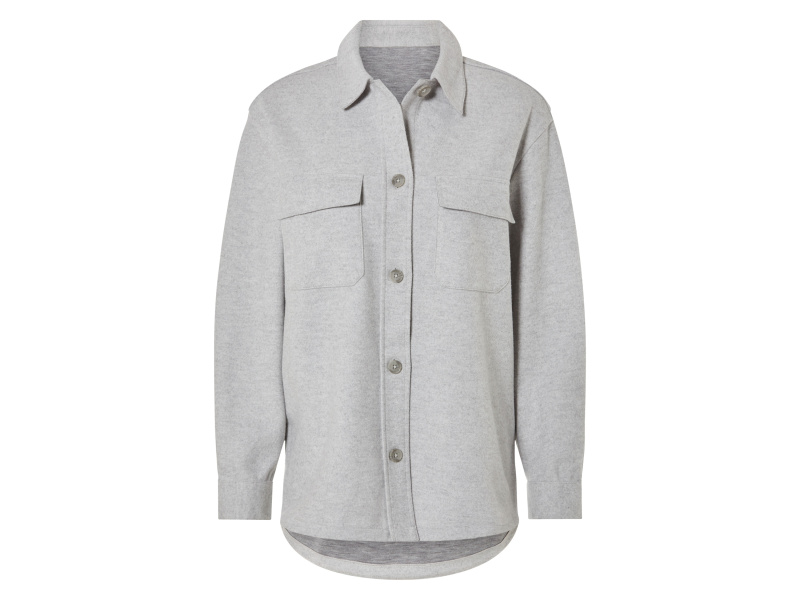 esmara® Dámský overshirt (šedá, XS (32/34))
