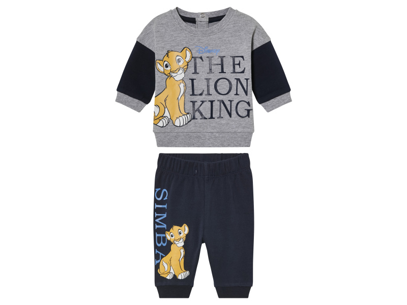 Chlapecká tepláková souprava s BIO bavlnou, 2dílná (Lví král, 50/56)