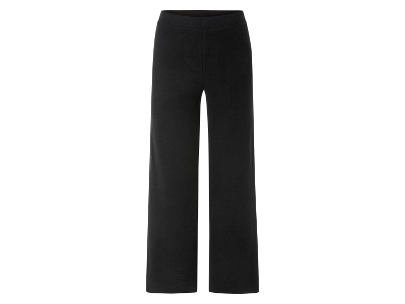 esmara® Dámské kalhoty (rovná noha, černá, S (36/38))