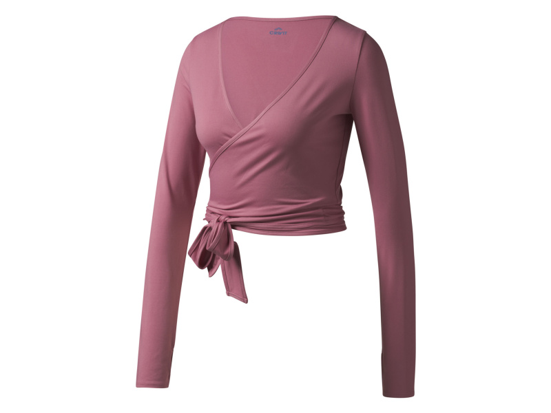 Crivit Dámský funkční crop top S.Café® (světle růžová, L (44/46))