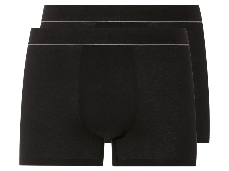 Livergy® Pánské boxerky, 2 kusy (černá, 6/L)