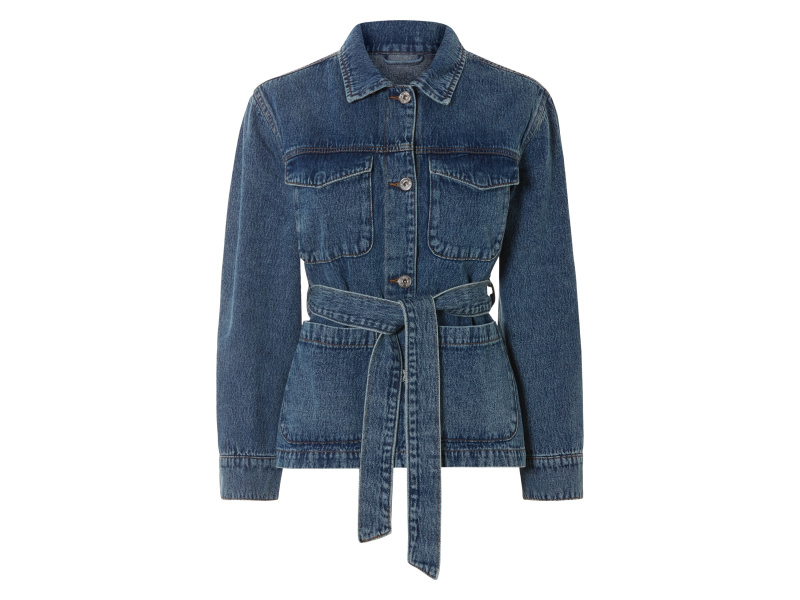 esmara® Dámská džínová bunda (modrá, 36)