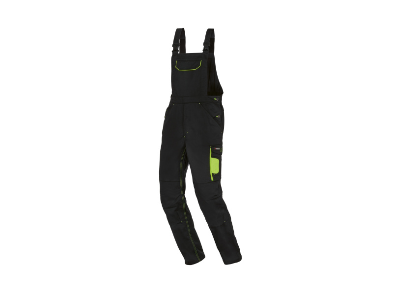 Parkside® Pánské pracovní kalhoty s laclem (černá, 50)