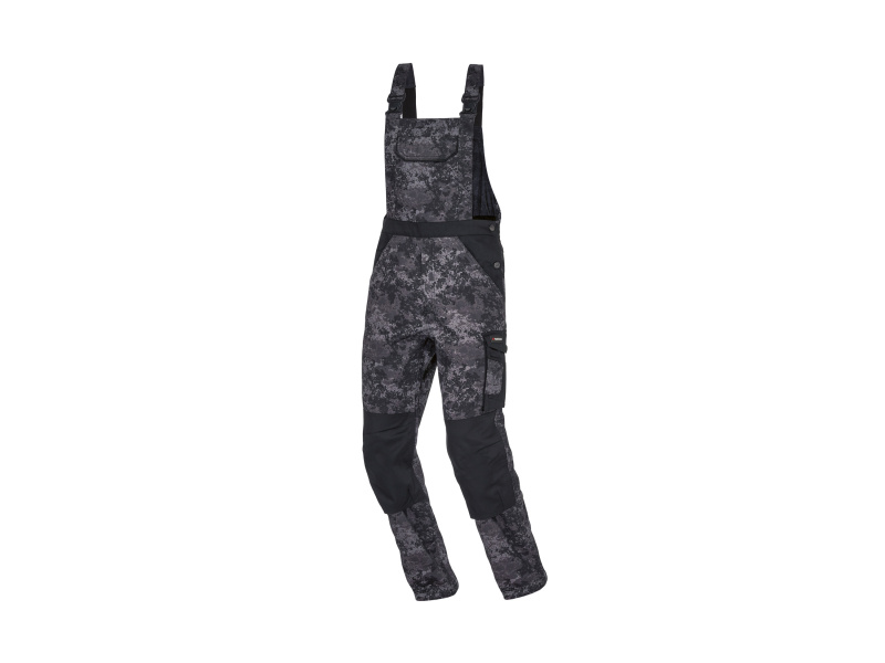 Parkside® Pánské pracovní kalhoty s laclem (vzorovaná, 50)