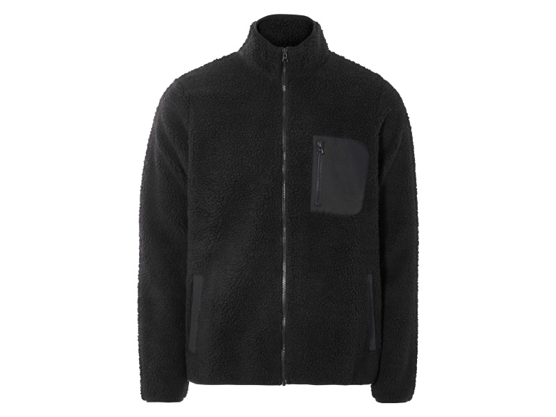 Livergy® Pánská fleecová bunda (L (52/54), černá)